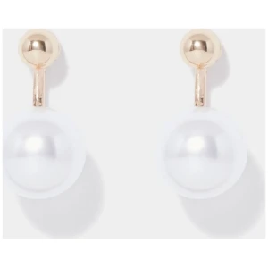 Forever New Women's Zola Pearl Drop Front Back Earring in Gold/Pearl