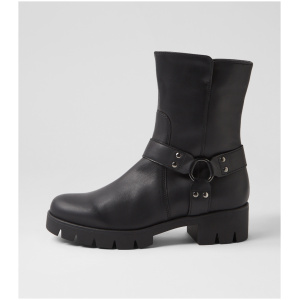 Gabor Glee Ga Schwarz Leather Schwarz Boots Womens Shoes Dress Casual Ankle Boots