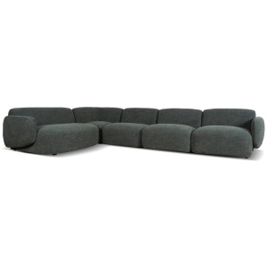 Gosling Left Chaise Modular Sofa - Moss Green by Interior Secrets - AfterPay Available