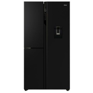 Haier 574 Litre S+ 3 Door Refrigerator Freezer with Water Dispenser - Black