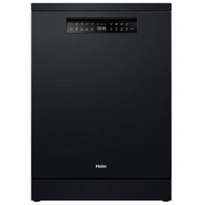 Haier 60cm Freestanding Dishwasher with Steam - Black