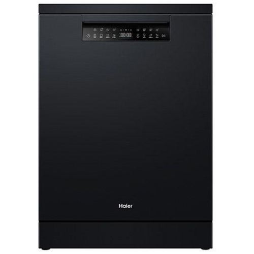 Haier 60cm Freestanding Dishwasher with Steam - Black