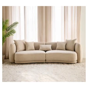 Hepburn 4 Seater Sofa Neutral