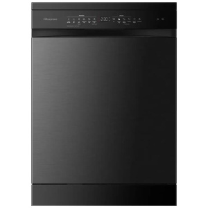 Hisense 60cm Freestanding Dishwasher with WIFI and Corner Wash - Dark Stainless Steel