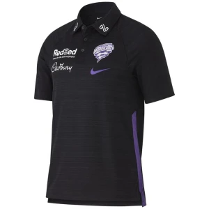Hobart Hurricanes Short Sleeve Media Polo Mens