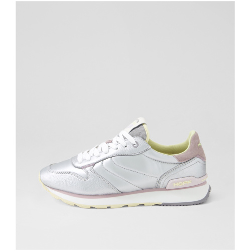 Hoff Track & Field Tiryns Hf Silver Fabric Smooth Silver Sneakers Womens Shoes Casual Casual Sneakers