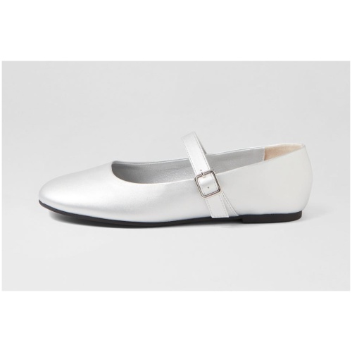 I Love Billy Rundel Il Silver Smooth Silver Shoes Womens Shoes Flat Shoes