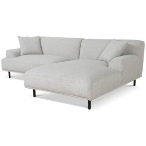 Jasleen Right Chaise Sofa - Clay Grey by Interior Secrets - AfterPay Available