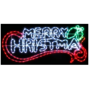 Jingle Jollys Christmas Motif Lights LED Rope Merry Xmas Waterproof Colourful
