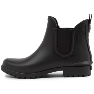 Keds Rowan Rain Boot Ke Black Rubber Black Boots Womens Shoes Casual Ankle Boots