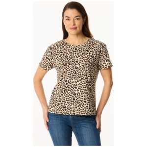 Khoko Collection Crew Neck Cotton Print Tee