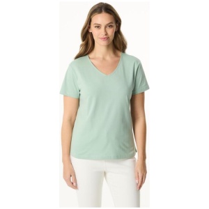 Khoko Collection Woman's V Neck Cotton Tee