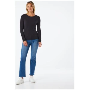 Khoko Collection Women's Long Sleeve Rib Tee