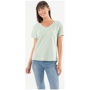 Khoko Collection Women's V Neck Cotton Tee