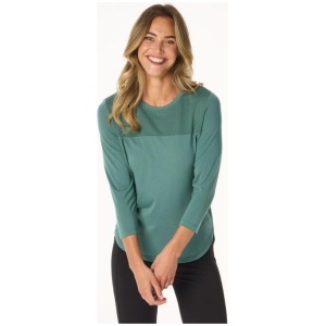 LMA Active Women's Core Mesh 3/4 Sleeve Tee