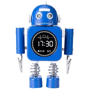 Laser Kids Robot Alarm Clock - Blue