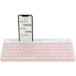 Logitech K580 Slim Multi-Device Wireless Keyboard - Rose