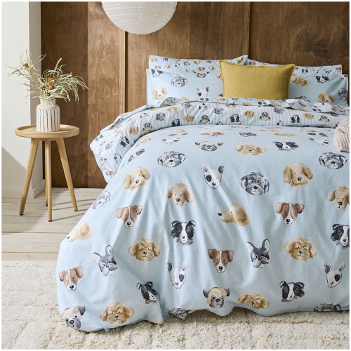 Lucky Flannelette Quilt Cover - King