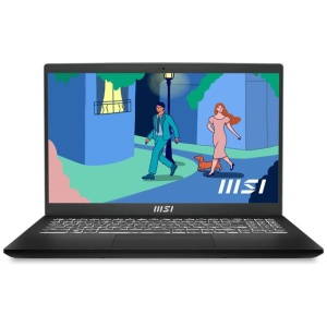 MSI Modern 15 B12MO 15.6" FHD IPS Laptop, i7-1255U, 32GB RAM, 512GB SSD, Windows 11 Home - Classic Black