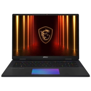 MSI Titan 18HX AI A2XWJG 18" UHD+ MiniLED 120Hz Laptop, Ultra 9 285HX, 128GB RAM, 6TB (2TB + 4TB) SSD, RTX 5090, Windows 11 Pro, 3 Years Warranty