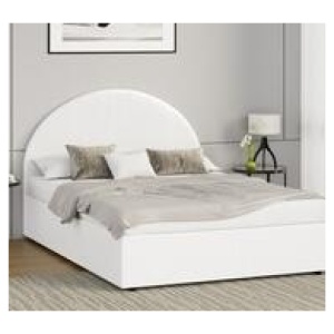 Maeve King Single Gas Lift Bed Frame White