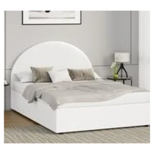Maeve King Single Gas Lift Bed Frame White