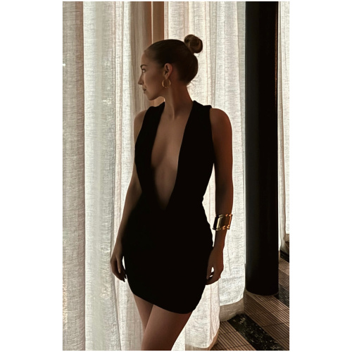 Meet Me At The Bar Mini Dress Black