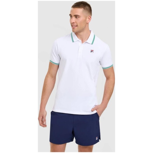 Men's Damian QDry Polo - WHITE - WHITE