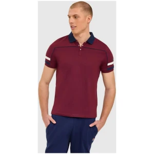 Men's Grandslam Polo - WINDSOR WINE/FILA NAVY - WINDSOR WINE/FILA NAVY