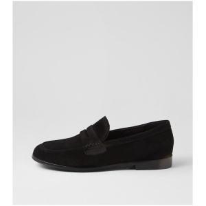 Mollini Clarisa Mo Black Suede Black Shoes Womens Shoes Casual Flat Shoes