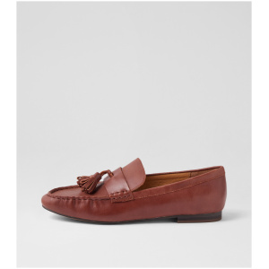 Mollini Glaysia Mo Walnut Leather Walnut Shoes Womens Shoes Casual Flat Shoes