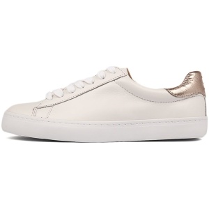 Mollini Session White Rose Gold Leather White Rose Gold Sneakers Womens Shoes Casual Casual Sneakers