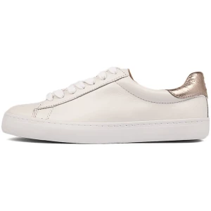 Mollini Session White Rose Gold Leather White Rose Gold Sneakers Womens Shoes Casual Casual Sneakers
