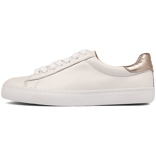 Mollini Session White Rose Gold Leather White Rose Gold Sneakers Womens Shoes Casual Casual Sneakers
