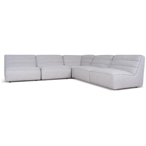 Monaco Modular Corner Sofa - Warm Taupe by Interior Secrets - AfterPay Available
