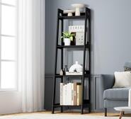 Nilo 4 Shelf Bookshelf Black