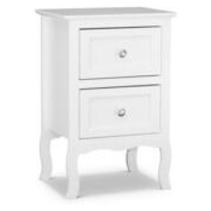 Nora Bedside Table White
