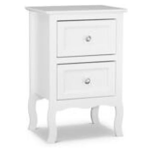 Nora Bedside Table White