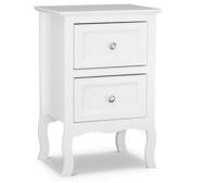 Nora Bedside Table White