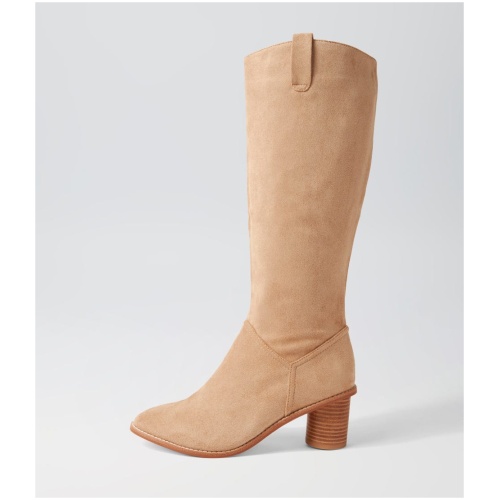 Nude Kamila Nu Wheat Suede Wheat Boots Womens Shoes Casual Long Boots