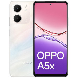 OPPO A5X 4G (Dual Sim, 128GB/4GB, 6.67'') - Laser White