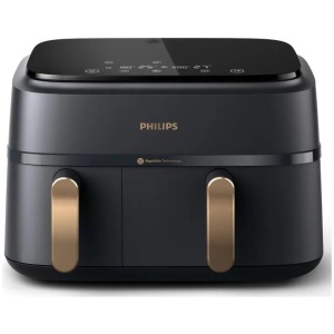Philips 3000 Series Dual Basket Airfryer - Black