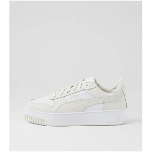 Puma 389390 Carina Street Pm White Grey Smooth White Grey Sneakers Womens Shoes Casual Casual Sneakers