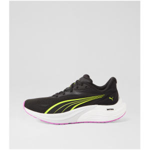 Puma Electrify Nitro 4 Wn W Pm Black Yellow Alert Textile Black Yellow Alert Sneakers Womens Shoes Casual Active Sneakers