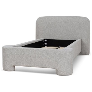 Reko Single Bed Frame - Clay Grey by Interior Secrets - AfterPay Available