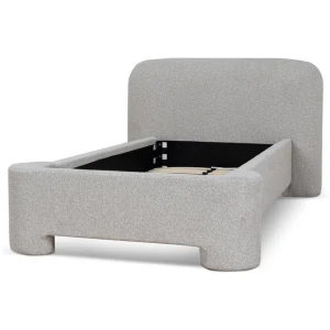 Reko Single Bed Frame - Clay Grey by Interior Secrets - AfterPay Available