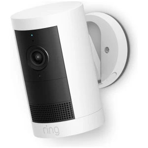 Ring Outdoor Security Camera Plus Battery - White