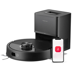 Roborock Q7T+ Plus Robotic Vacuum Cleaner w/ 10,000Pa Suction Power - Black