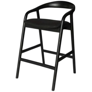 Rowan 65cm Bar Stool - Full Black by Interior Secrets - AfterPay Available