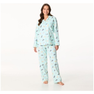 Sash & Rose Women's Flannel Pyjama Set